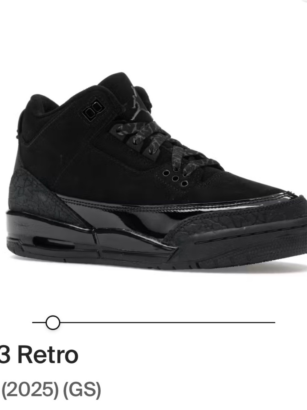 Jordan Black Premium Mid-Top Sneakers